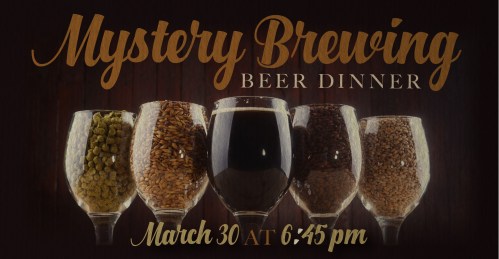 Mystery Brewing Beer Dinnera